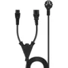 Image de Lindy 30047 Câble Électrique Noir Coupleur C13 Coupleur C5