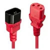 Image de Lindy - rallonge de cable d'alimentation - IEC 60320 C13 pour IEC 60320 C14 - 1 m