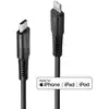 Image de Cable De Charge Renforce Lightning Vers Usb Type-c Lindy De 2 M