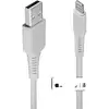 Image de Câble Usb-a Vers Lightning Lindy Blanc 3 Mètres