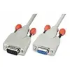 Image de Cable Rs232 Lindy 0,5 M, Gris, Cable De Signal Rs232 9 Broches-subd M/f 0,5 M