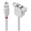 Image de Lindy - rallonge de cable USB - USB type B pour USB type B - 50 cm