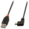 Image de Câble USB 2.0 type A / mini-B coudé 0 5m