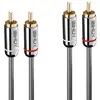 Image de Cable Audio Lindy 35348 5 M 2 X Rca Anthracite