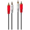 Image de Lindy 35664 Câble Audio 10 M 2 X Rca Rouge, Blanc