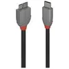 Image de Lindy Anthra Line - Cable USB de type-C - 24 pin USB-C pour Micro-USB de type B - 2 m