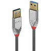 Image de Câble USB 3.0 type A - LINDY - Cromo Line - 0.5m - Triple blindage - Contacts plaqués or
