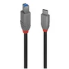 Image de Lindy Anthra Line - Cable USB de type-C - 24 pin USB-C pour USB Type B - 3 m