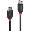 Image de Lindy Câble Usb 3.1 Type C 3a Black Line 0.5m