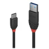 Image de Lindy Black Line - Cable USB de type-C - USB-C pour USB type A - 1 m