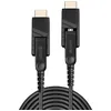 Image de LINDY Câble micro HDMI 2.0 Ultra HD hybride fibre 4K 60Hz HDMI & DVI - 10m