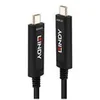 Image de Lindy Fibre Optic Hybrid USB Type C Video Cable - cable USB - 24 pin USB-C pour 24 pin USB-C - 5 m