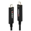 Image de Lindy Fibre Optic Hybrid USB Type C Video Cable - cable USB - 24 pin USB-C pour 24 pin USB-C - 15 m