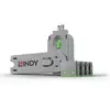 Image de Lindy 40451 Bloqueur De Port Bloqueur De Port + Clé Usb Type-a Vert Acrylonitrile-butadiène-styrène (abs) 5 Pièce(s)