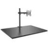 Image de Lindy Single Display Bracket w/ Pole Desk Clamp kit de montage - bras reglable - pour moniteur - noir