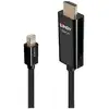 Image de Câble Mini Displayport Lindy Connectique Noir