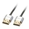 Image de Lindy CROMO Slim High Speed HDMI Cable with Ethernet - cable HDMI avec Ethernet - 2 m