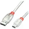 Image de Câble Usb Lindy Usb (m) Bis Mini-usb, Typ B (m) - 2,0m Transparent