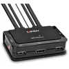 Image de Lindy 42340 Commutateur Écran, Clavier Et Souris Noir