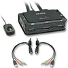 Image de Switch KVM HDMI compact USB 2.0 audio 2 ports