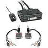 Image de Lindy Compact 2 Port KVM Switch - commutateur ecran-clavier-souris/audio/USB - 2 ports