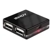 Image de Lindy 4 Port USB 2.0 Mini Hub - concentrateur (hub) - 4 ports