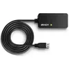 Image de Rallonge active USB 3.0 - Pro - 10m - Hub 4 ports - Noir - Connecte jusquà 4 périphériques