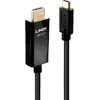 Image de Câble Adaptateur Lindy Usb Type-c Vers Hdmi 3m 4k60hz Noir