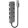 Image de Lindy 43309 Hub & Concentrateur Usb 3.2 Gen 1 (3.1 Gen 1) Type-a 5 Mbit/s Gris