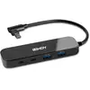 Image de Lindy 43334 Hub & Concentrateur Usb 3.2 Gen 2 (3.1 Gen 2) Type-c 10000 Mbit/s Noir
