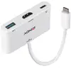 Image de Lindy 43340 Câble Vidéo Et Adaptateur 0,18 M Hdmi + Usb Type-a Usb Type-c Blanc