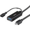 Image de Rallonge USB 3.2 - LINDY - 5M - Type C mâle - Type A femelle - Plaqué Nickel