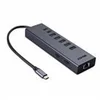 Image de LINDY DST-Mini Duo - station d'accueil - USB-C / Thunderbolt 3 / Thunderbolt 4 - 2 x HDMI - GigE