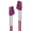 Image de Cable A Fibre Optique Duplex Multimode Lindy Lc/lc Om4 15 M 50/125 M