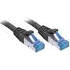 Image de Cable Reseau Lindy Cat6a S/ftp Pimf Tpe Noir 1,50 M