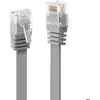 Image de Câble réseau plat - UTP - Cat.6 - 2m - Gris - Flexible et pratique à installer