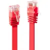 Image de Lindy Cable Reseau Cat6 Flachband Ungeschirmt Rouge 0,50m