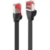 Image de Cable Reseau A Bande Plate Lindy Cat6 U/ftp Noir 1,00 M