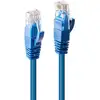Image de Câble Réseau Rigide Utp 6ème Catégorie Lindy 48016 Bleu 50 Cm
