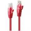 Image de Câble Réseau Rigide Utp 6ème Catégorie Lindy 48031 Rouge 50 Cm 1 Unités