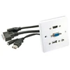 Image de LINDY Multi AV Faceplate - plaque