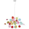 Image de Naeve explosion plafonnier sphérique multicolore de 98 cm, 10 ampoules g9