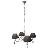 Image de Naeve castellum plafonnier suspendu multi-bras gris 4xe14
