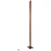 Image de Naeve madera lampadaire led intégré à intensité variable nature 3000k