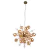 Image de Naeve explosion plafonnier sphérique 65 cm ambre 10 x g9