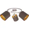 Image de Naeve maron spots de plafond en grappe marron 3xe14