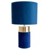 Image de Naeve bordo lampe de table avec abat-jour rond bleu 1xe14