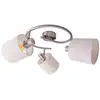 Image de Naeve maron spots de plafond en grappe beiges 3xe14