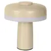 Image de Naeve pilu lampe de table led intégrée rechargeable à intensité variable beige 3000 k avec capteur tactile