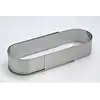 Image de Cadre À Pâtisserie Ovale En Inox Extensible 27 À 40 Cm Lares 6011-1